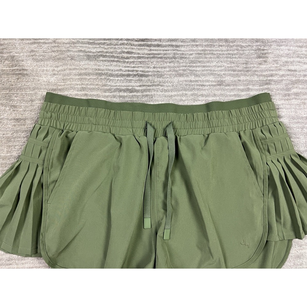 Joy Lab Athletic Shorts Womens XL Green Pull On Elastic Waist Polyester Blend - Picture 2 of 13